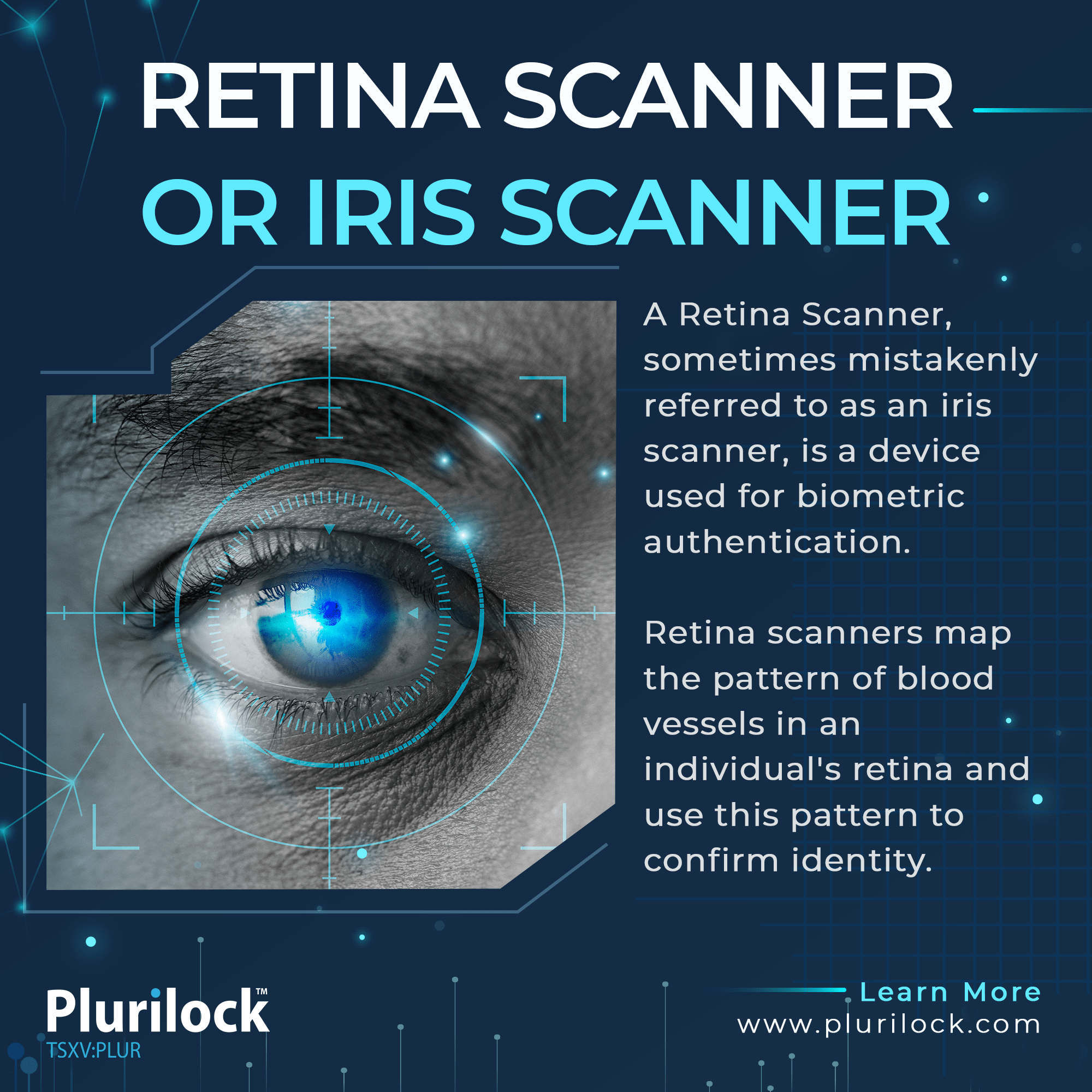 Iris recognition and retinal scans are not the same - Iris ID
