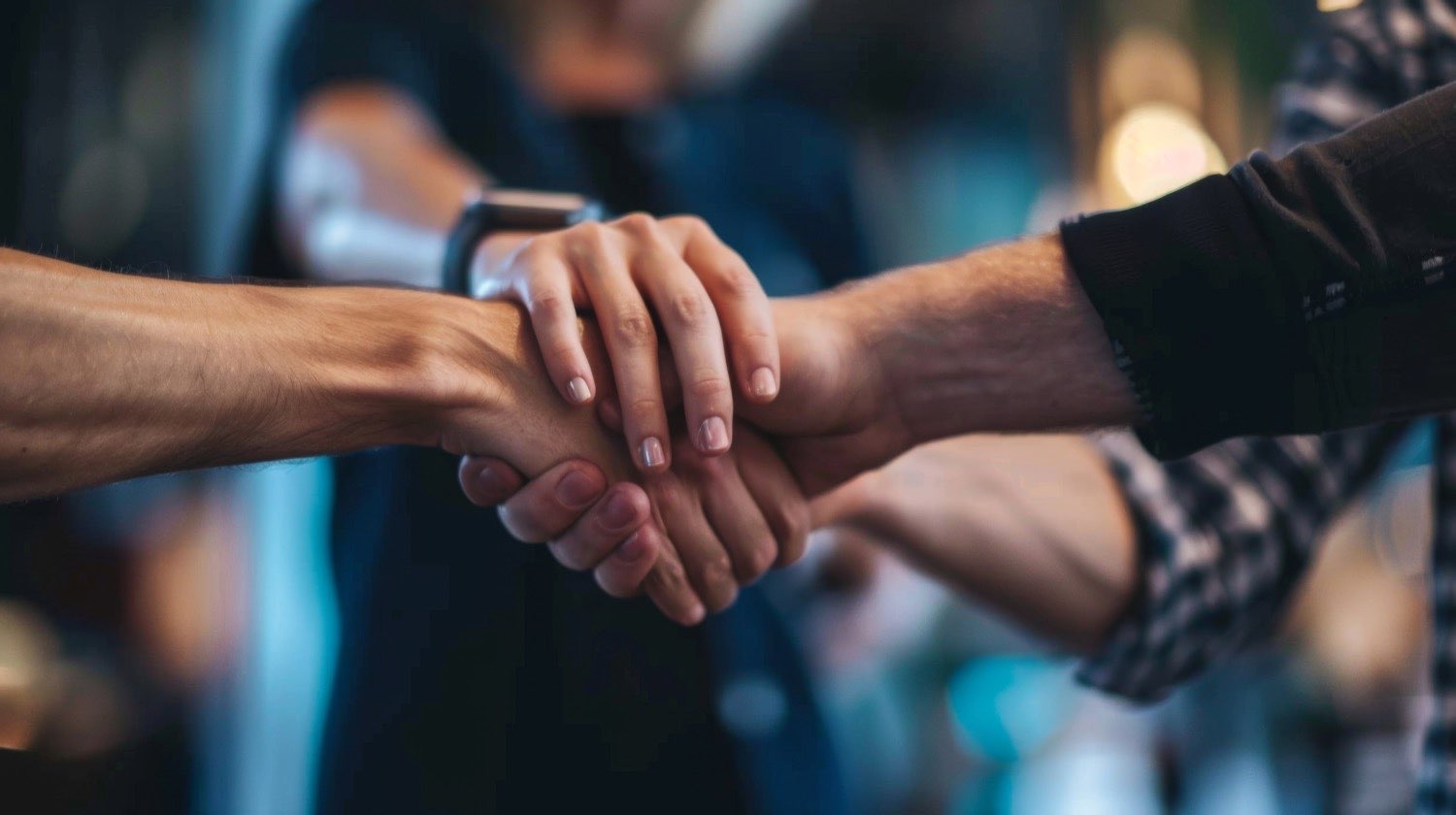 Team of cybersecurity experts collaborating on strategy